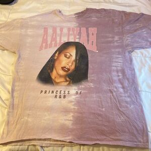Purple Aaliyah T-shirt